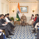 Indian Prime Minister Narendra Modi presides over the signing of the MoU with the United States for hosting the third LIGO detector in India.